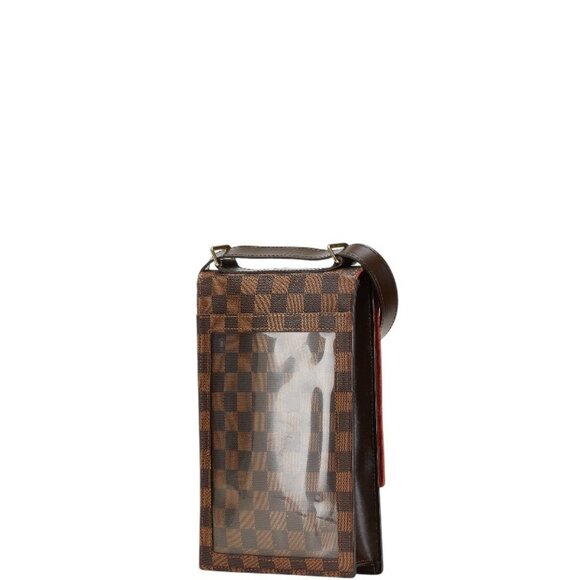 LOUIS VUITTON Brown Damier Leather Shoulder Bag - Picture 2 of 9